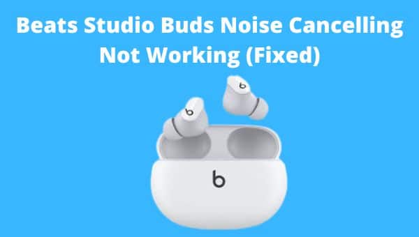Beats Studio Buds Noise Cancelling Not Working (Fixed) - Headphones Dude
