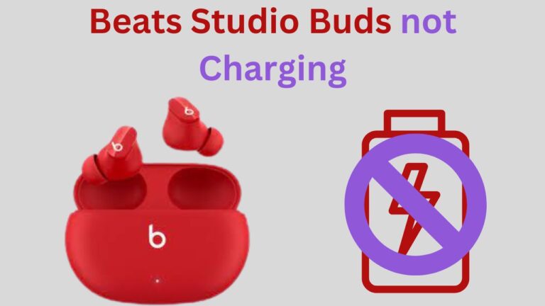 Beats Studio Buds not Charging (10 Ways to Fix)